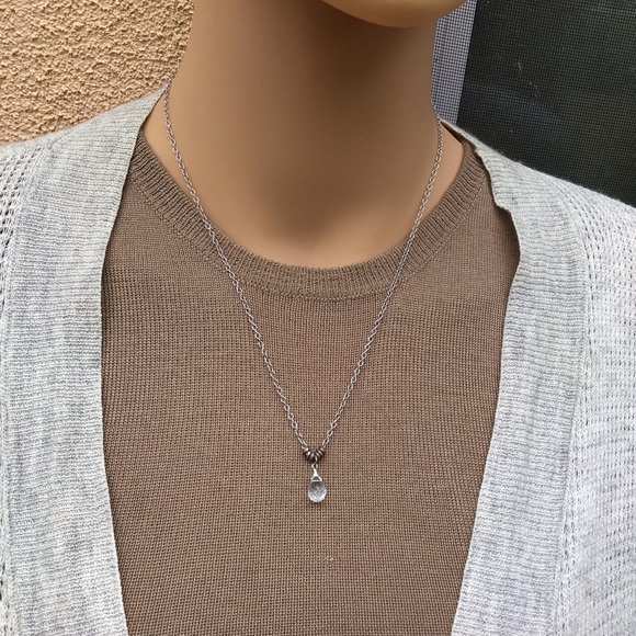 Aquamarine Sundance Charm Necklace - Picture 4 of 10